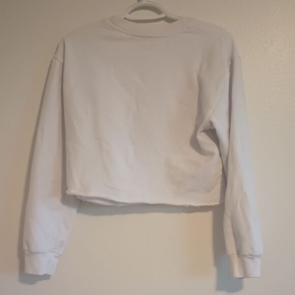 Peanuts Charlie Brown & Friends Womens Sz L Long Sleeve Cropped Tshirt - Picture 5 of 5